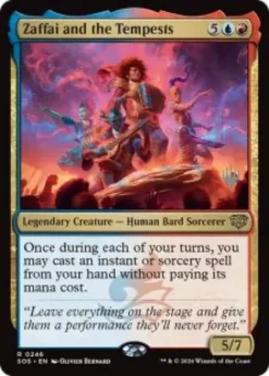 Zaffai and the Tempests - Secrets of Strixhaven Planeswalker Stamped