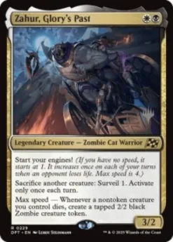 Zahur, Glory's Past (foil) - Aetherdrift Planeswalker Stamped