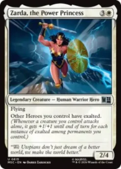 Zarda, the Power Princess (foil) - Marvel Super Heroes Commander