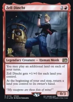 Zell Dincht (foil) - Final Fantasy Prerelease Promo's