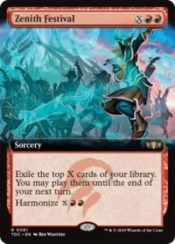 Zenith Festival (extended art) - Tarkir: Dragonstorm Commander Varianten