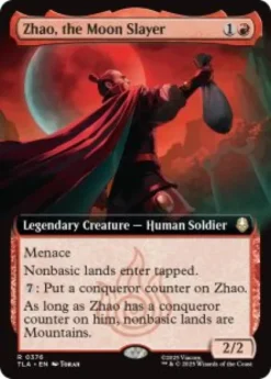Zhao, the Moon Slayer (foil) (extended art) - Avatar: The Last Airbender Varianten