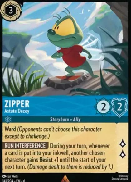 Zipper, Astute Decoy - Azurite Sea