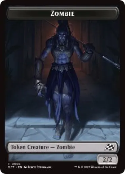 Zombie token (foil) (2/2) - Aetherdrift
