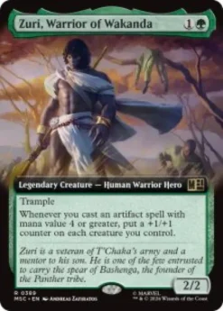 Zuri, Warrior of Wakanda (extended art) - Marvel Super Heroes Commander Varianten